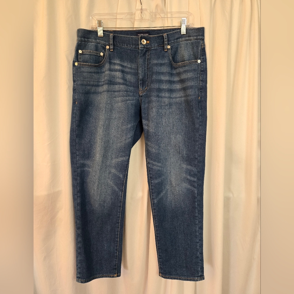 Proper Cloth Japanese Jeans Indigo Stretch Medium Wash Classic Straight